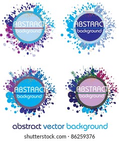 Abstract colorful vector background