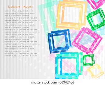Abstract colorful vector background.