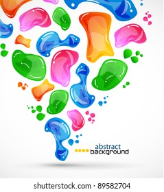 Abstract colorful vector background
