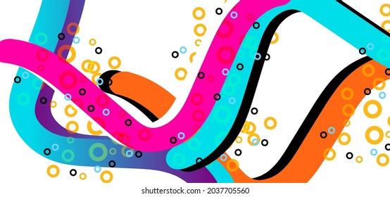 abstract colorful vector background. Banner design