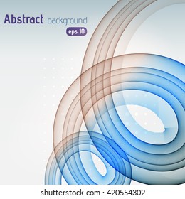 Abstract colorful vector background. Blue, beige colors. 