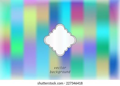 abstract colorful vector background with blurred rectangulars and vignette
