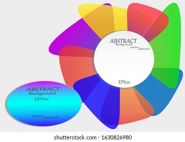 Abstract colorful vector background. Card background. Abstract bright color drops and clean place for your text.