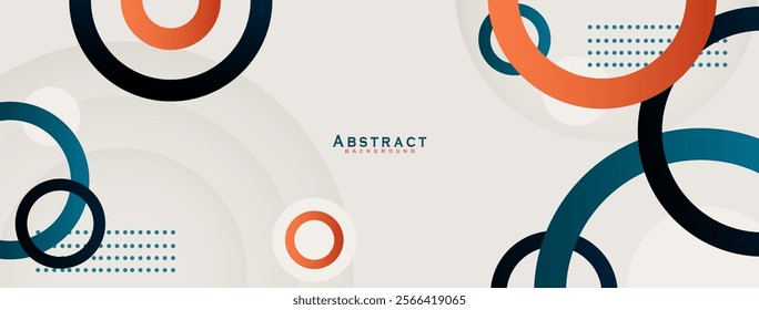 Abstract Colorful Vector Background with Central Space for Text or Design