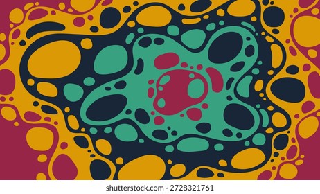 Abstractas fondo de Vector colorido con diseño de textura decorativa de patrón circular