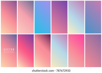 Abstract colorful vector background collection