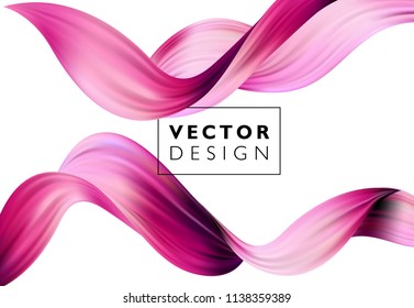 Abstract colorful vector background, color flow liquid wave for design brochure, website, flyer. EPS10