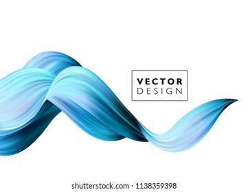 Abstract colorful vector background, color flow liquid wave for design brochure, website, flyer. EPS10