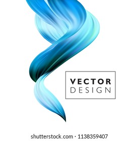 Abstract colorful vector background, color flow liquid wave for design brochure, website, flyer. EPS10