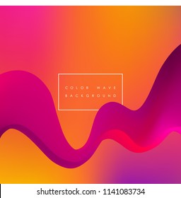 Abstract colorful vector background, color flow liquid wave for design brochure, website, flyer. EPS10