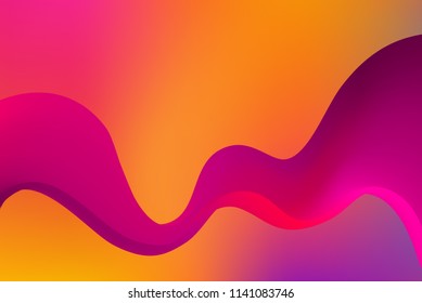 Abstract colorful vector background, color flow liquid wave for design brochure, website, flyer. EPS10
