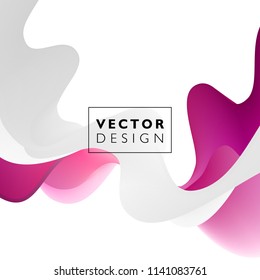 Abstract colorful vector background, color flow liquid wave for design brochure, website, flyer. EPS10