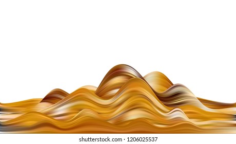 Abstract colorful vector background, color flow liquid wave for design brochure, website, flyer. Stream fluid. Acrylic paint