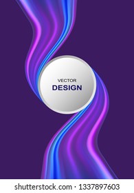 Abstract colorful vector background, color flow liquid wave for design brochure, website, flyer. eps10