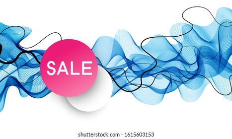 Abstract colorful vector background, color wave for design brochure, website, flyer.