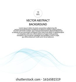 Abstract colorful vector background, color wave for design brochure, website, flyer.