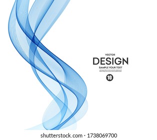 Abstract colorful vector background, color wave for design brochure, website, flyer.