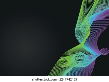 Abstract colorful vector background, color flow liquid wave for design brochure, website, flyer.
