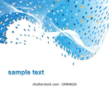 abstract colorful vector background with copy space