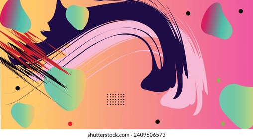 Abstract colorful vector background. Creative design wallpaper