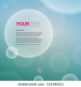 Abstract colorful vector background design with your text