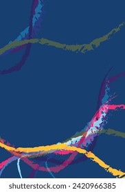 Abstract colorful vector background design. 