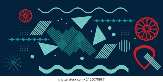 Abstract colorful vector background design