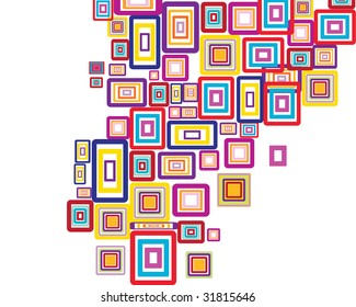 Abstract colorful vector background for design use