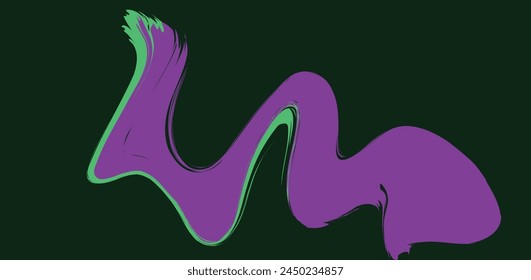 Abstrakte bunte Vektorgrafik Hintergrund. Flache Design-Vektorillustration