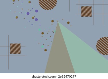 Fondo de Vector colorido Abstractas con Formas geométricas y círculo para cartel, Anuncio, presentación, anuncios, cobertura, Fondo de pantalla