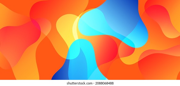 Abstract colorful vector background. Greeting card template. Banner design