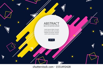 Abstract colorful vector background with hipster style concept. Design template for element cover, banner, card, poster, flyer, corporate, business, advertising