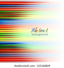 Abstract colorful vector background with horizontal lines