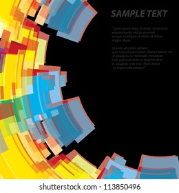 abstract colorful vector background. vector illustration.