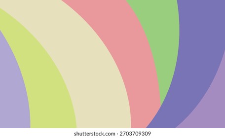 Abstrato colorido vetor ilustração de fundo com ondas de curva rosa e elementos de design floral