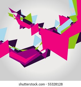 abstract colorful vector background illustration