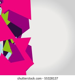 ilustración de fondo de vector colorido abstracto