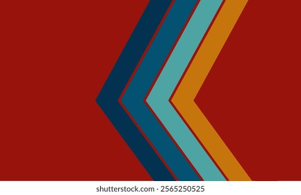 Abstract colorful vector background with lines shapes on ti 