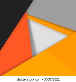 Abstract Colorful Vector Background. Modern Material Design