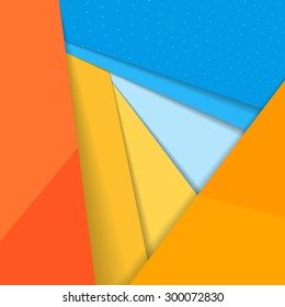 Abstract Colorful Vector Background. Modern Material Design