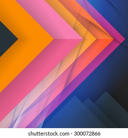 Abstract Colorful Vector Background. Modern Material Design