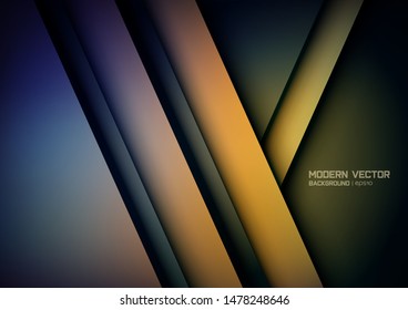 Abstract Colorful Vector Background. Paper Cut Effect.