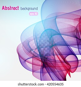 Abstract colorful vector background. Pink, purple, blue colors. 