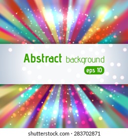 Abstract colorful vector background with place for text