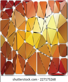 Abstract colorful vector background of the set of triangles