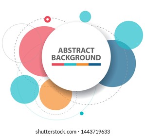abstract colorful vector background with a simple design