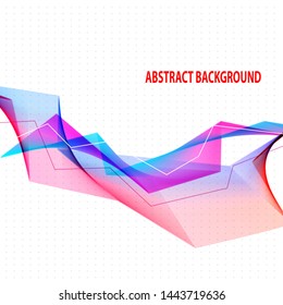 abstract colorful vector background with a simple design