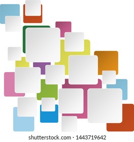 abstract colorful vector background with a simple design
