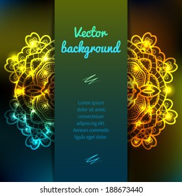 Abstract colorful vector background. Template for your design.