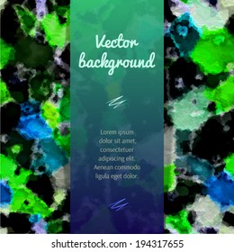 Abstract colorful vector background. Template for your design.